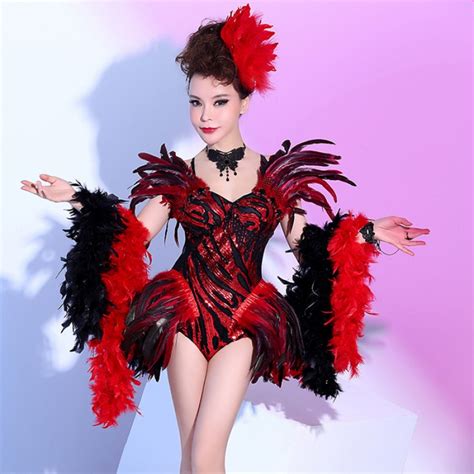 feathered costumes dancers|long fringe for dance costumes.